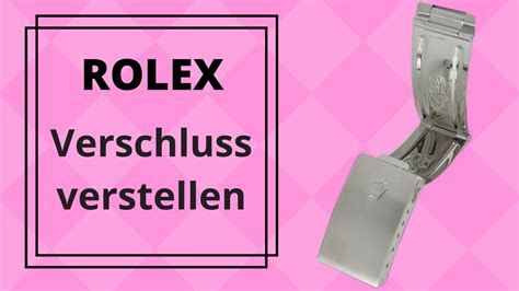 Rolex Schließe einstellen, Rolex Schnellverschluss verstellen